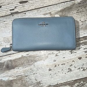Coach zip around wallet